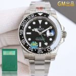 GM Factory ROLEX 904L Steel Stainless Steel Bracelet Black Watch
